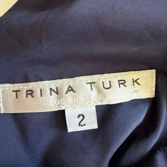 Trina Turk Floral Print Roe Shift Dress Women's 2 Multicolor Formal Colorful - Picture 5 of 6